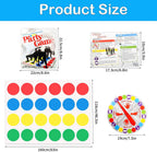 Twister Spiel Twister Lustiges Balance Familienspiel mit Drehscheibe Bodenmatte Bodenspiel Geschenk für Kinder Familiengeburtstagsfeier