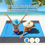 200 * 210 cm Sanddichte Stranddecke Wasserdichte Strandmatte Tragbare leichte Picknickdecke Campingmatte für Reisen Wandern Sport