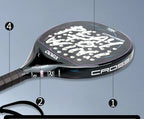 ODEA Beach Tennis Schläger Vollcarbon Rauhe Oberfläche Outdoor Sport Schläger Für Herren Damen Erwachsene Fortgeschrittene Spieler 3K 18K