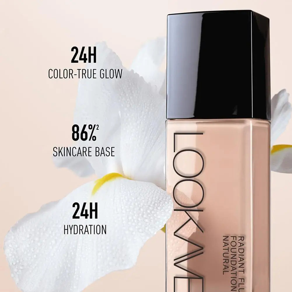 1 Stück flüssige Foundation, langanhaltend, volle Deckkraft, mattierende Creme, CC Foundation Make-up Concealer, natürliche flüssige Basis, feuchtigkeitsspendend
