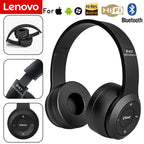 Lenovo Multifunktionaler tragbarer faltbarer kabelloser Bluetooth 5.0 Kopfhörer Für Bluetooth-Verbindung Kabelgebundene Verbindung