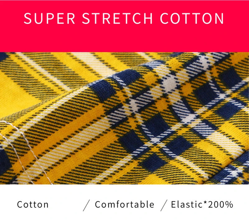100 % Baumwolle Fashion Boxershorts Herren Unterwäsche Jugend Atmungsaktive Bequeme Locker Unterhose Klassische Karierte Pfeilhose Homewear