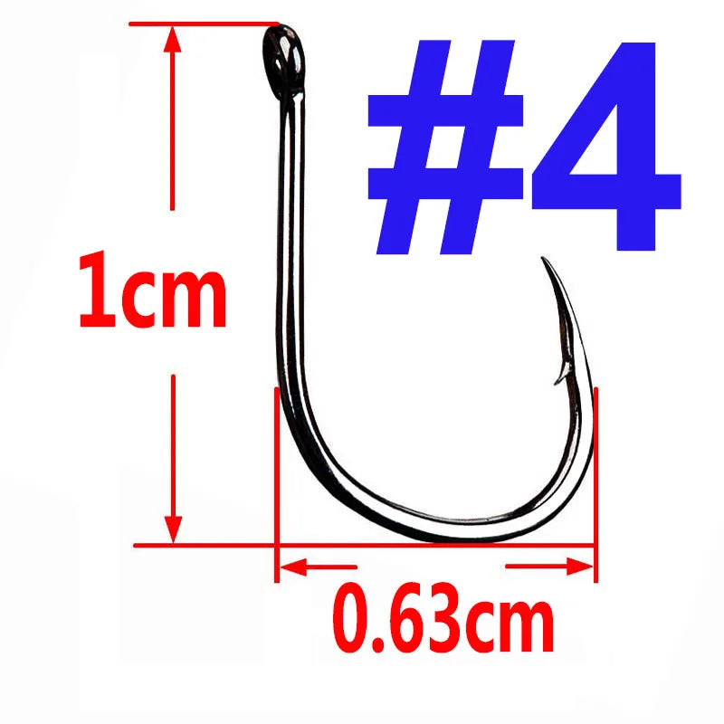 100/50/25 Stück Iseama Karpfenangelhaken, Offset Circle Hook, Einzel-Fliegenangelhaken, Widerhaken, Meeresangelhaken, Zubehör