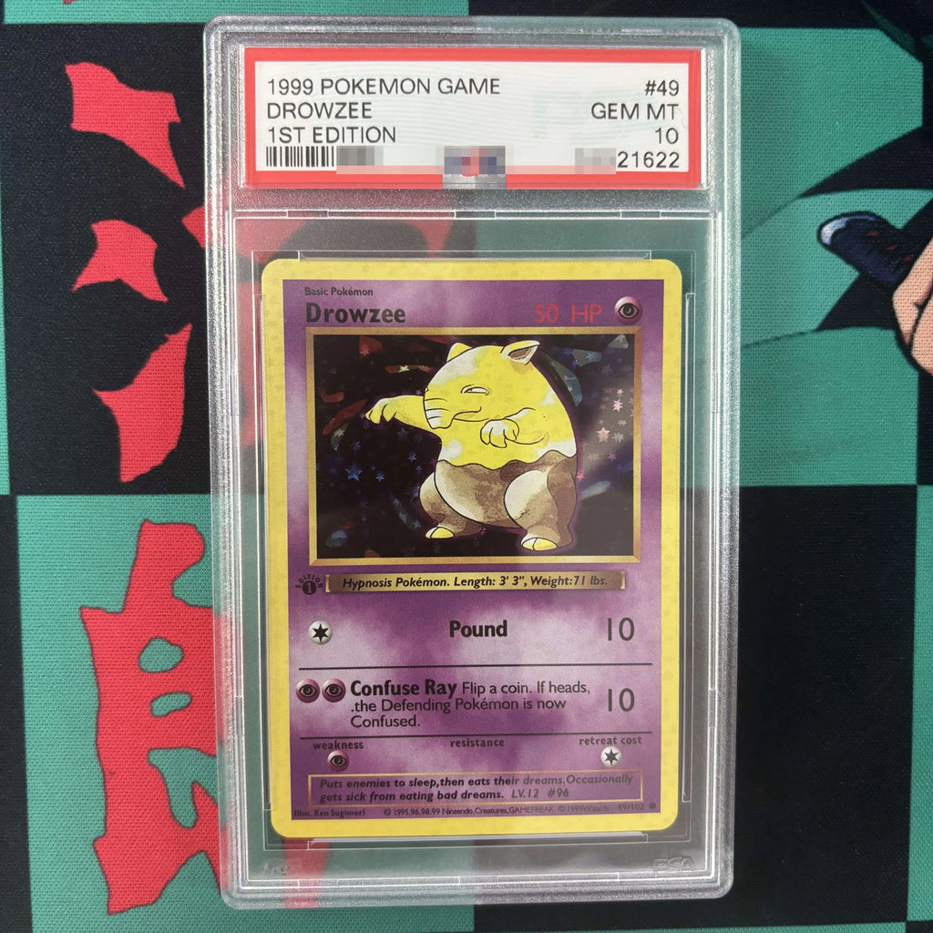 DIY 1999 PTCG SPIEL Englische Version 1. AUFLAGE GLURAK TURTOK Sammelkarte 10Punkte Bewertung Karte Anime Spielkarte Geschenk Spielzeug