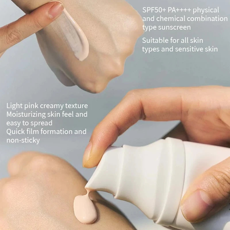 Koreanische Hautpflege Sonnencreme Serie, Centella Sonnen Serum Sonnencreme, Hyalu Cica Water Fit Air Sonnencreme ToneUp aufhellender Sonnenblock 50ml