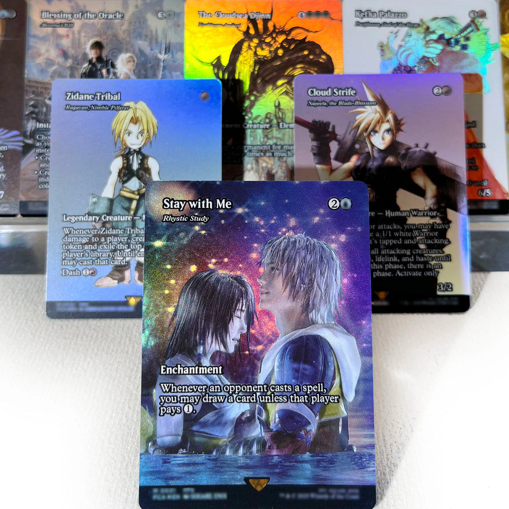 FCA FIN FIC PIP LTR FOIL4-002 magische Karten Antiker Kupferdrache Tcg Proxy Reisender Chocobo Celes, Runenritter Gathering