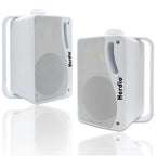 Herdio 3.5'' 2 STÜCK Passive Outdoor-Lautsprecher, kabelgebunden, wasserdicht, 200W, 3-Wege, hochwertige montierbare Wandlautsprecher mit überragendem Klang