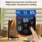 BioloMix 5-in-1 smarter Milchaufschäumer mit LED-Touch-Display, stilvoller Schaum für Kaffee & Lattes, Heiß- und Kaltschaumbereiter