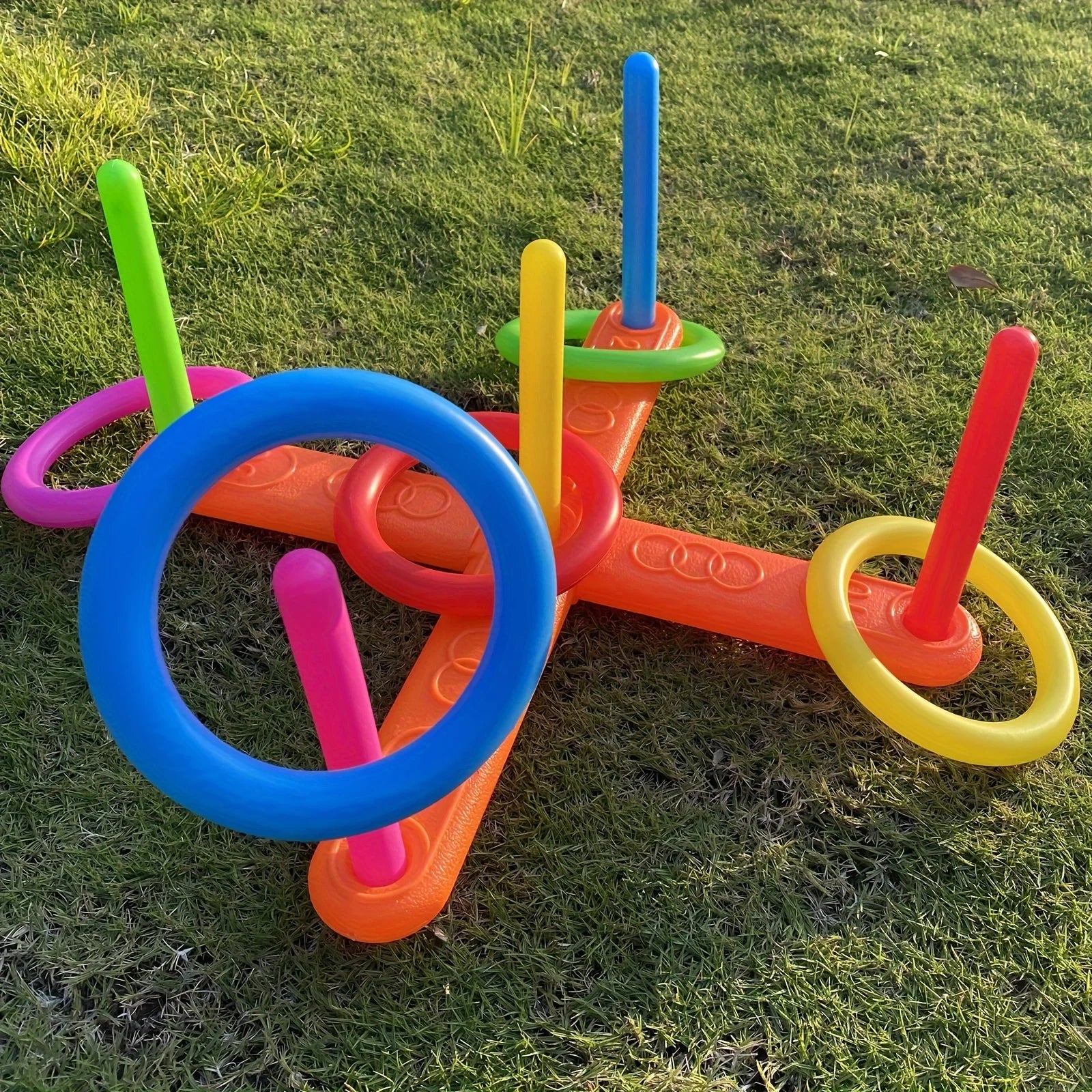 Wurfringspielzeug, interaktive Ringwurfspiele für drinnen und draußen zur frühkindlichen Bildung, lustige Stapelringspiele