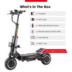 Neuer HALO KNIGHT T107Pro Smart E-Scooter für Erwachsene, großes Display, 60V 38.4Ah Akku, 3000W Dualmotor, 95KM/H Leistungsstarker Elektroroller