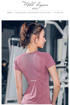 Damen-Sportbekleidung für Fitness, Laufen, Joggen, nahtloses Langarm-Sportshirt für Damen, Yoga-Top, weibliche Workout-Oberteile, T-Shirt