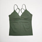 NCLAGEN Vision Twist Front Longline Top Women's Seamless Thin Straps Yoga Gym Workout Vest Running Tank Tops Fitness Clothing