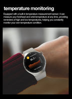 2025 Neue Smartwatch für die Krankenpflege: Blutsauerstoff, Blutfett, Harnsäure, EKG+PPG, Körpertemperatur, Bluetooth-Anruf, Gesundheits-Smartwatch