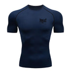 Neues Kompressions-Lauf-T-Shirt für Herren, Kurzarm, Fitnessstudio, Training, Sportbekleidung ZY00139