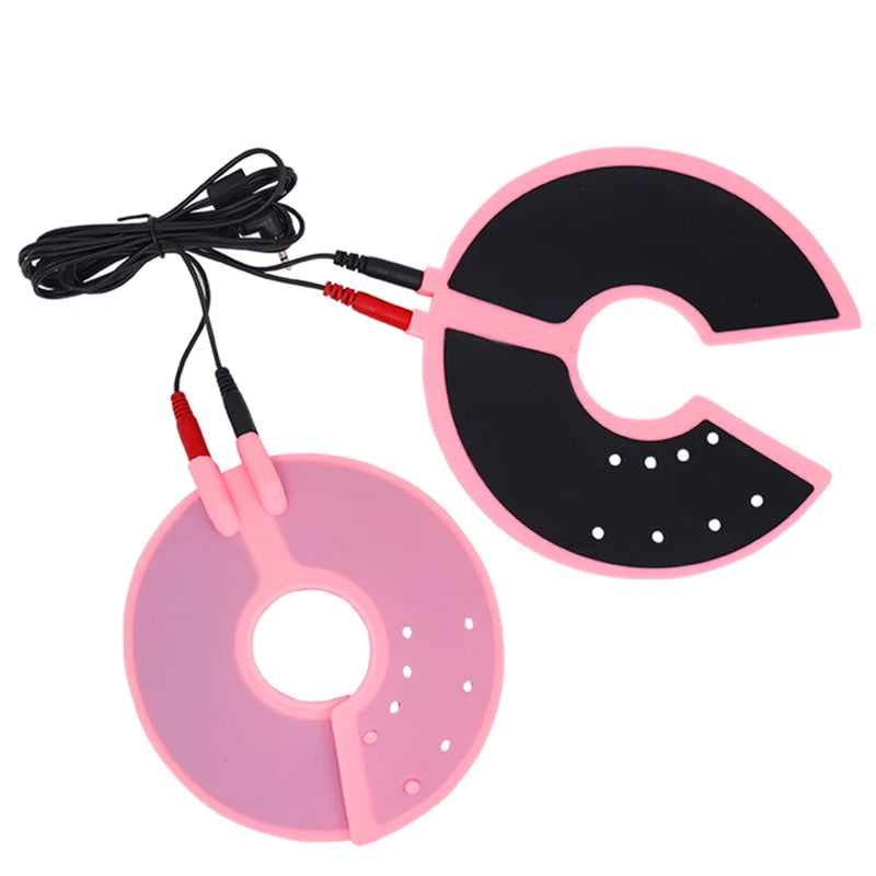 Elektrische Schock Brustwarzenklemmen BDSM Bondage Schamlippenklammer Klitoris-/Penispulsator E-Stimulations-Massagehandschuh/-Pad SM Roller Sexspielzeug für Paare