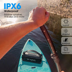 W-KING Bluetooth Lautsprecher, 30W Tragbarer Drahtloser Lautsprecher, IPX6 Wasserdichter Outdoor Lautsprecher, 24 Std. Wiedergabezeit, EQ, AUX, TF Karte