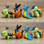 Pokémon Actionfigur Pikachu Spielzeug Glumanda Schiggy Bisasam Taschenmonster Kleine Figur Kindergeschenk