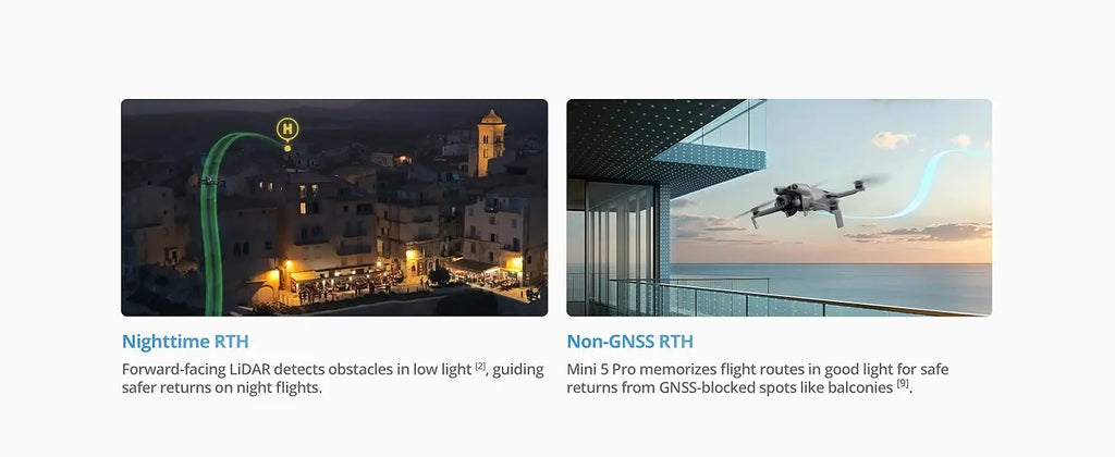 DJI Mini 5 Pro Ultraleichte & faltbare Kameradrohne 1-Zoll-CMOS Omnidirektionale Hinderniserkennung ActiveTrack 360° 225°-Gimbal-Rotation 20 km Übertragung 4K Drohne für Anfänger C0