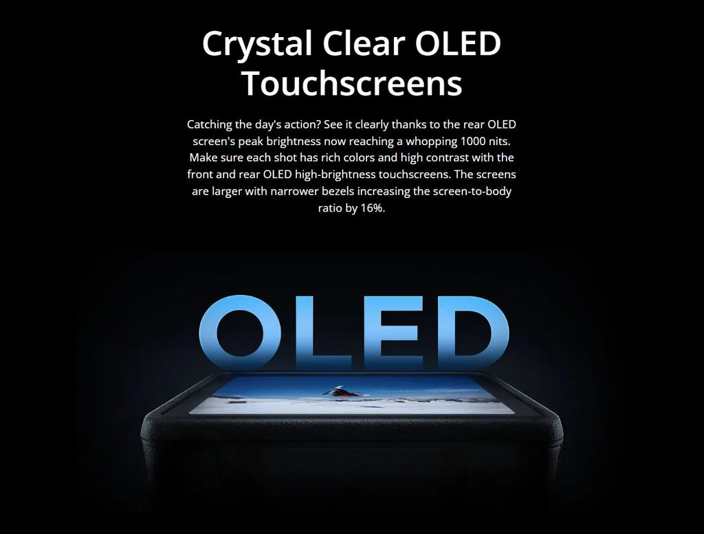 DJI Osmo Action 5 Pro Standard Combo Nächste Generation 1/1.3″ Sensor Klare OLED-Touchscreens 32X Super Zeitlupe