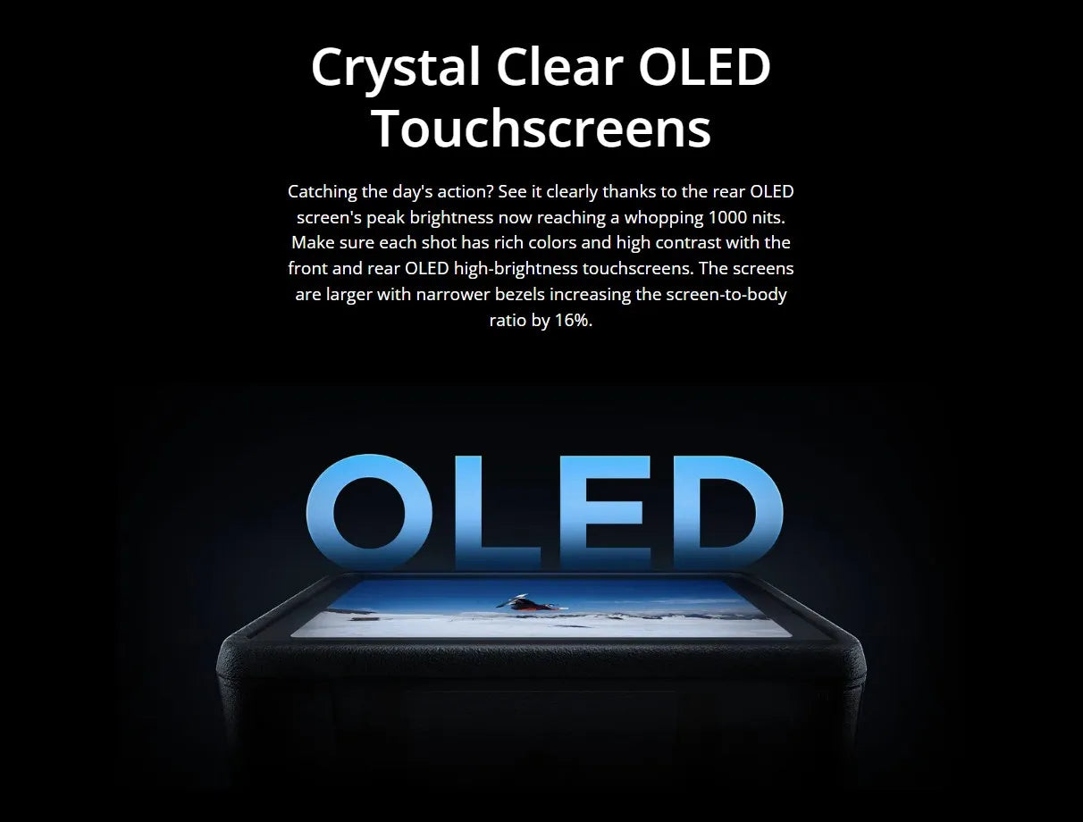 DJI Osmo Action 5 Pro Standard Combo Nächste Generation 1/1.3″ Sensor Klare OLED-Touchscreens 32X Super Zeitlupe