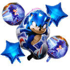 Sonic Geburtstagsparty Dekoration Spiel Igel Ballons Actionfigur Party Pappteller Handtuch Becher Tischdecke Spielzeug Kindergeschenke