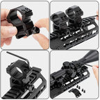 2 Stück Zielfernrohrmontagering für Durchmesser 25,4 mm 30 mm 35 mm taktisches Zielfernrohr Taschenlampe 11 mm 20 mm Picatinny-Schienenmontagezubehör