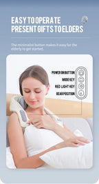Foreverlily 26W Bürstenloser Motor Nacken- und Schultermassagegerät Kabelloses Nacken- und Rückenmassage-Schal Nackenmassager