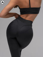 High-Waist Scrunch Butt Yoga Leggings 2024 – dicke Lifting Workout Tights, sexy schwarze Plus Size Yoga Hose für Damen