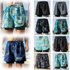 Badeboxer Herren Badehose Set Neu Strandbadehose Für Erwachsene Schnell Trocknende Surf-Badeshorts mit Futter Schwimmhose