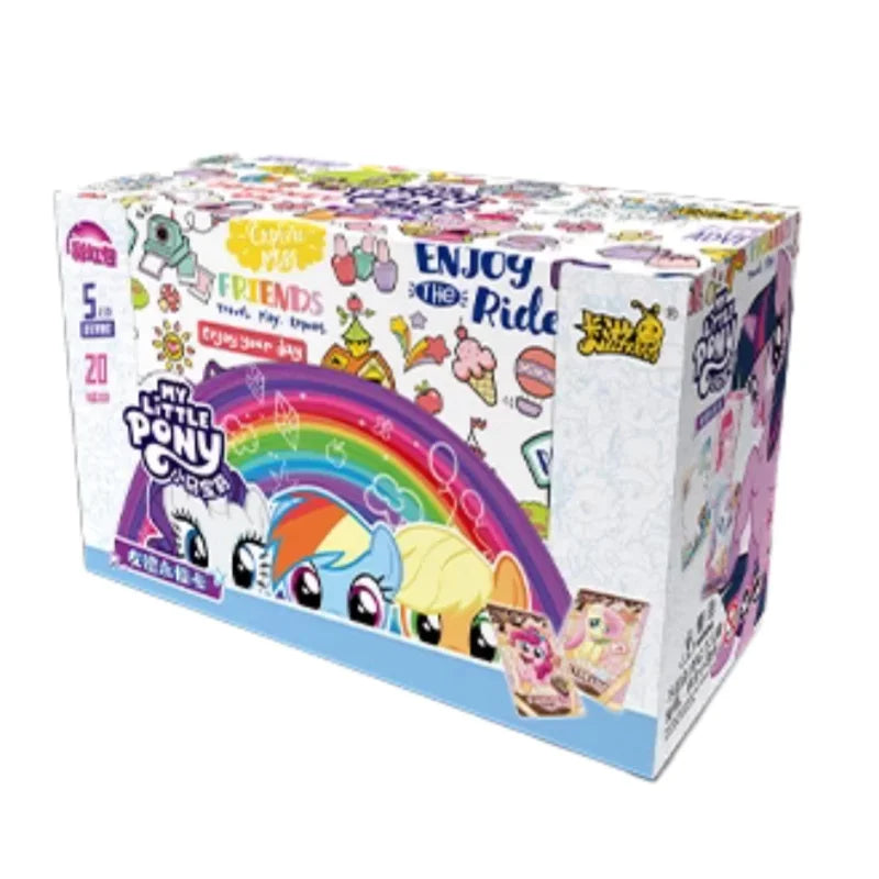 KAYOU Genuine My Little Pony Karte Freundschaft für immer Karten Star Pack Wunderschöne vergoldete Prinzessinnenkarten Sammelkarten Spielzeug Geschenke