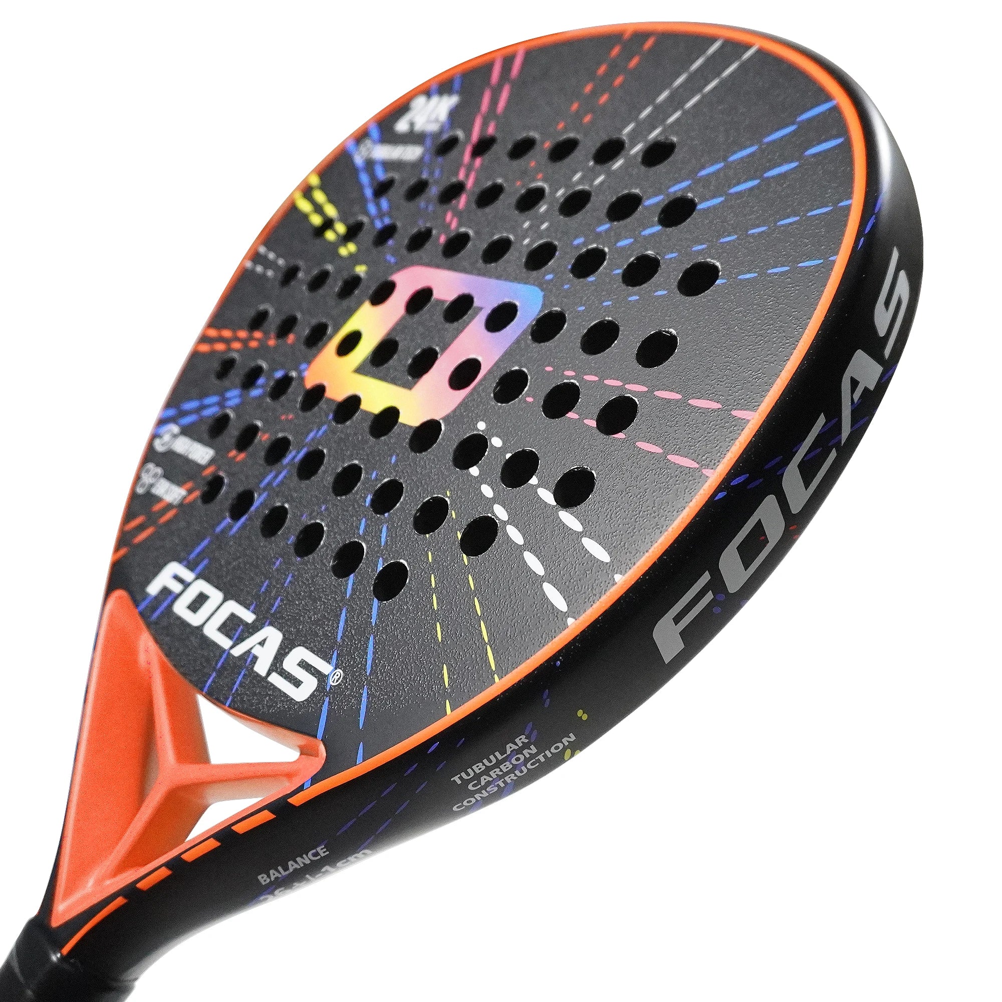 FOCAS 2026 Padel 24K Carbonfaser-Platte Tennisschläger Oberflächenbehandlung