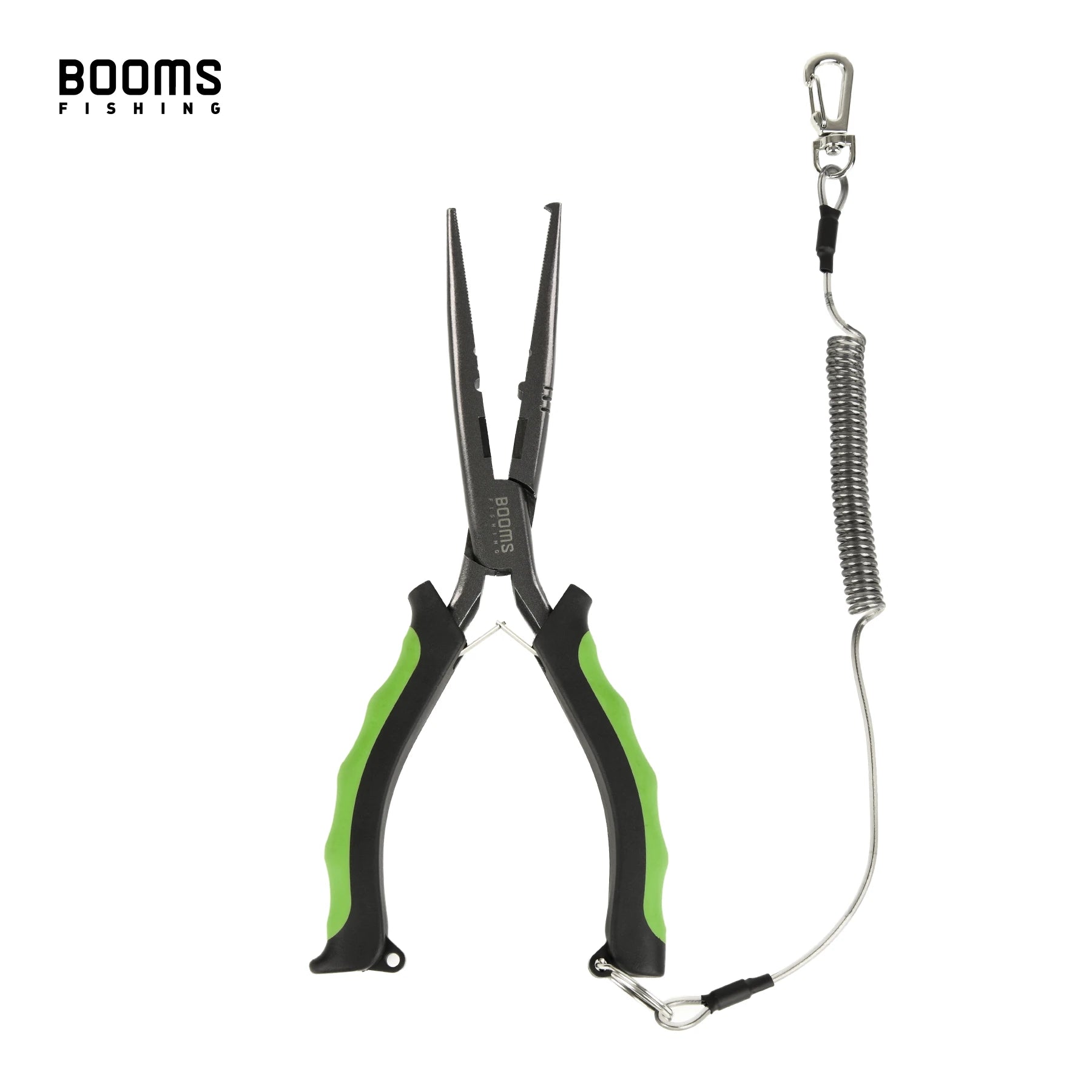 Booms Fishing F03 Multifunktions-Fischereizange 23,5 cm Gerade Langnase Edelstahl-Schnurschere Werkzeuge