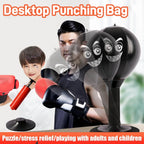 Desktop-Boxball mit Saugnapf, Tisch-Boxsack, Stressabbauer, Schreibtisch-Boxball, Stressabbau
