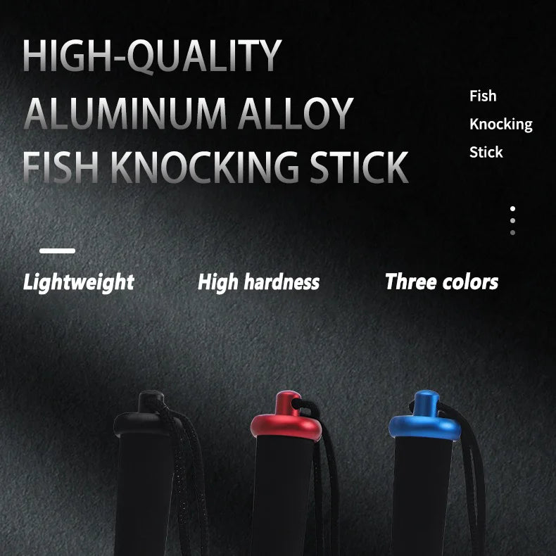 1/2/3 Stück Fischhammer Schlag 104g Aluminiumlegierung Fischklopfer EVA-Griff Angelschläger Angelpriester Gerät Angelzubehör