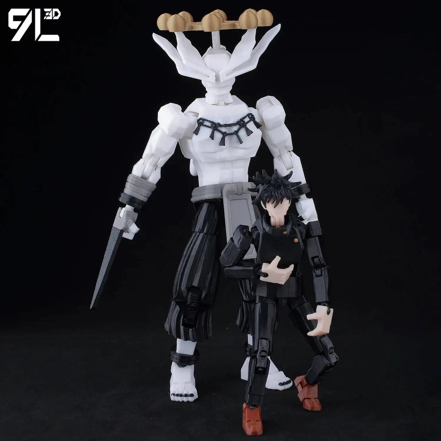 9L3D Lucky13 Gojo Sukuna Jujutsu Fushiguro Toji Gojo Satoru Actionfigur Dummy13 T13 Mehrgelenkige Sammlerstücke Titan13