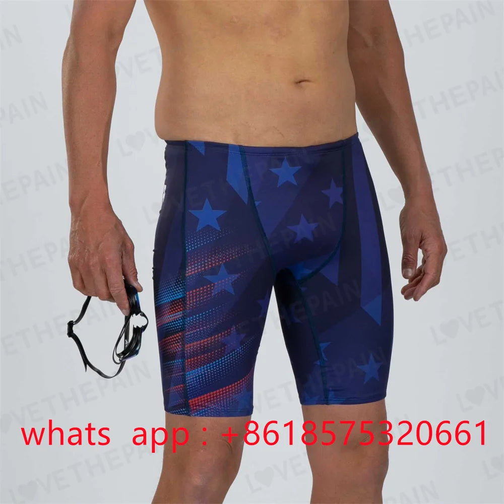 Zootekoi Herren Badehose Trainings-Badeshorts Strand-Badehose Schwimmhose Jammer Sommer Sport Surfhose Shorts 2024
