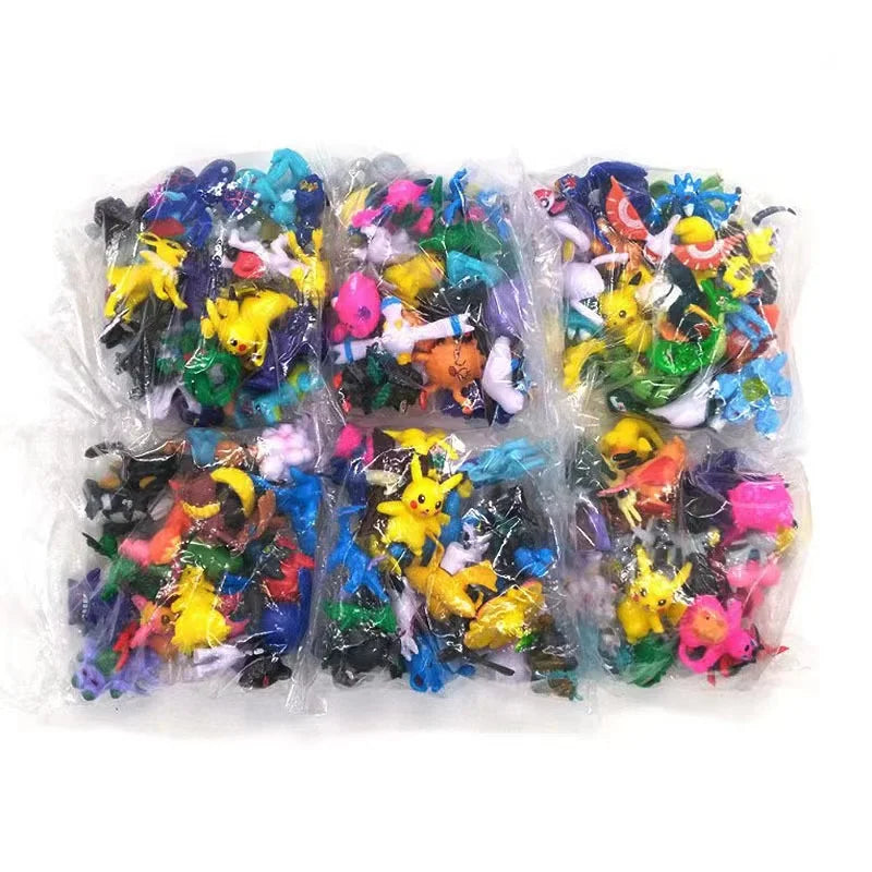 144 Anime Stil Actionfigur Modell Pokémon Figur Spielzeug Ornament Dekoration Sammlerstücke Spielzeug für Kinder Weihnachtsgeschenk
