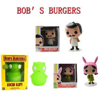 FUNKO Bob's Burgers #78 Louise Cute Vinyl Dolls 74# Bob Kuchi Kopi Leuchtfigur Modell Spielzeug für Kinder Geburtstagsgeschenk