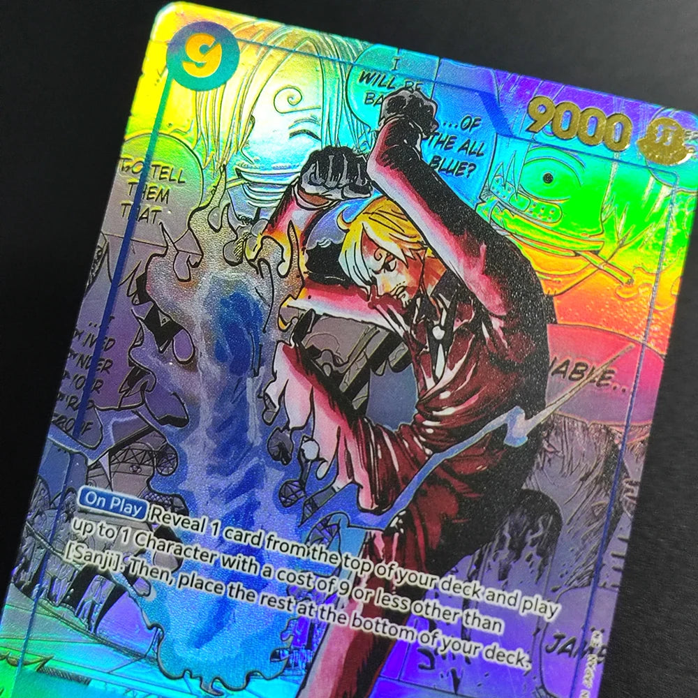 28 Stil DIY ONE PIECE CARD Game Luffy Sanji ACE Zoro Shanks Nami Teach Sabo Manga Alt Art SEC Englische Sammlung Anime Karten