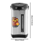 750W Water Heater, Hot Water Dispenser, Electric Kettle 4L Black 220V, Fast Boiling Large Capacity for Home Drinking Water