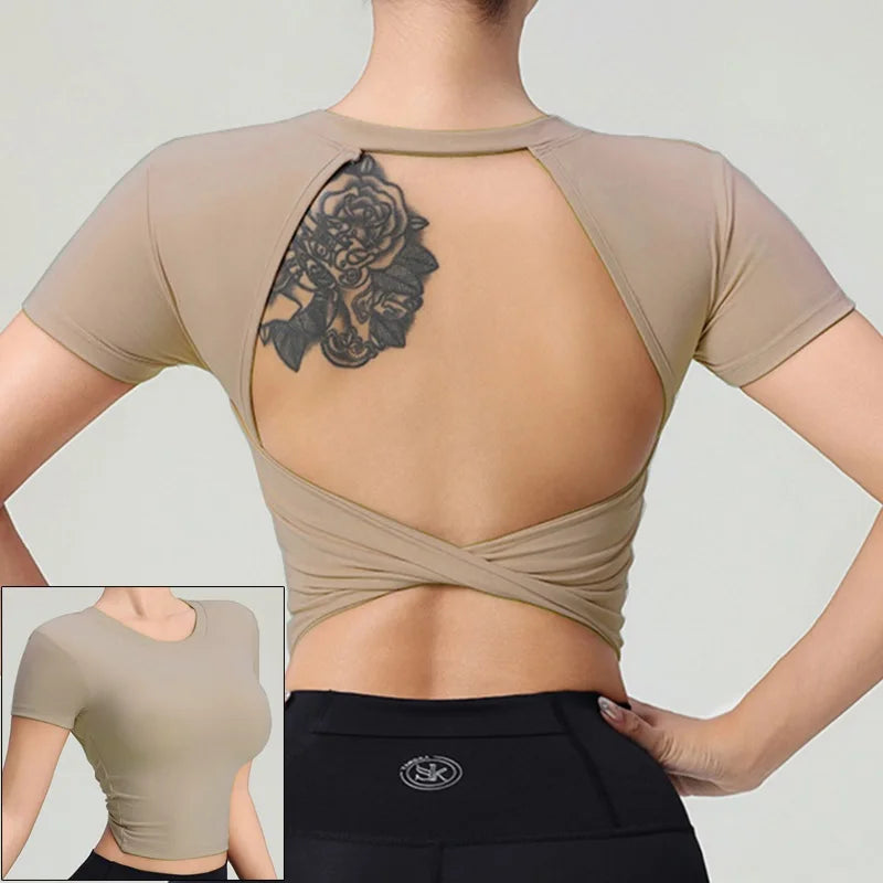 Cloud Hide Black Beauty Back Yoga Shirts Damen Langarmbluse Übergröße Sport Gym Fitness Top Laufshirt Workout Shirt