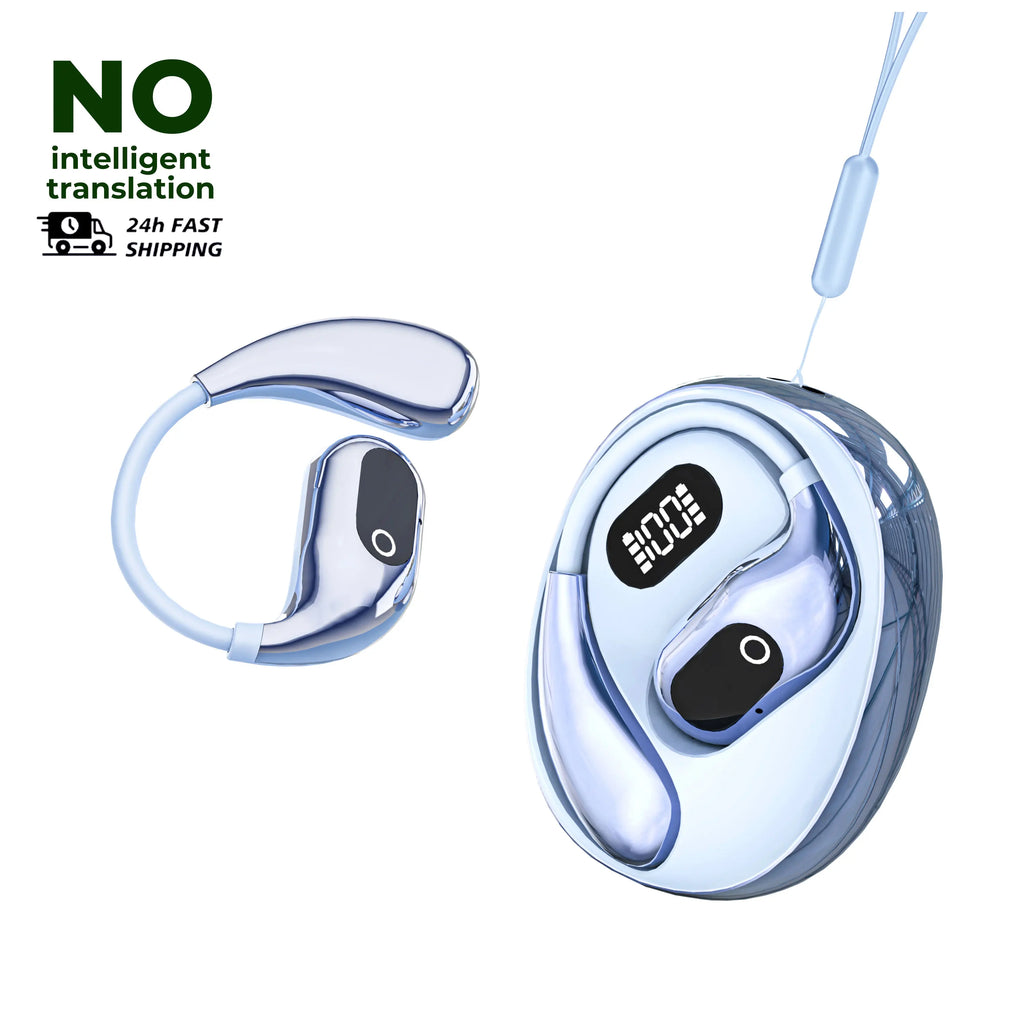 Echtzeit-Übersetzungs-Kopfhörer 144 Sprachen Übersetzer Kopfhörer Kabellose Bluetooth 5.4 Headsets für Business, Büro, Reisen