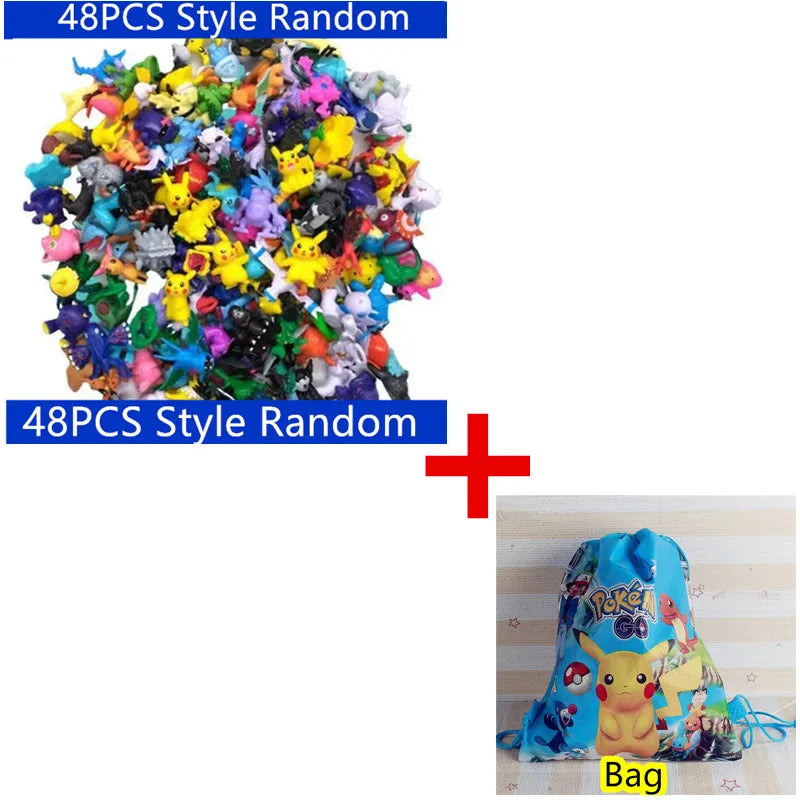 144 Anime Stil Actionfigur Modell Pokémon Figur Spielzeug Ornament Dekoration Sammlerstücke Spielzeug für Kinder Weihnachtsgeschenk