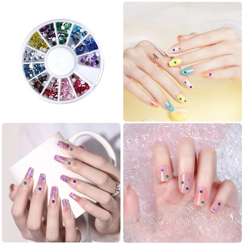 Gel-Nagellack-Kit, professionelles Nagelgel-Kit mit Nageltrockner, Soak-Off-Nagellack-Kit, Unterlack, Überlack, Maniküre-Werkzeug-Set