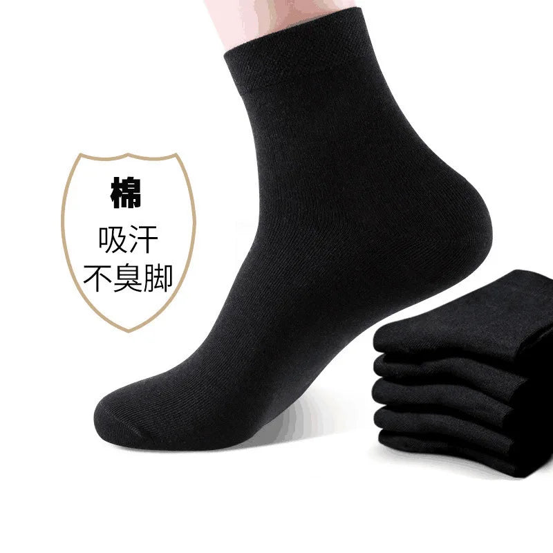3 Pairs Black Men Socks Cotton For Men Pair Set Long KupiVIP S Underwear Business for Feather Shoes Main image