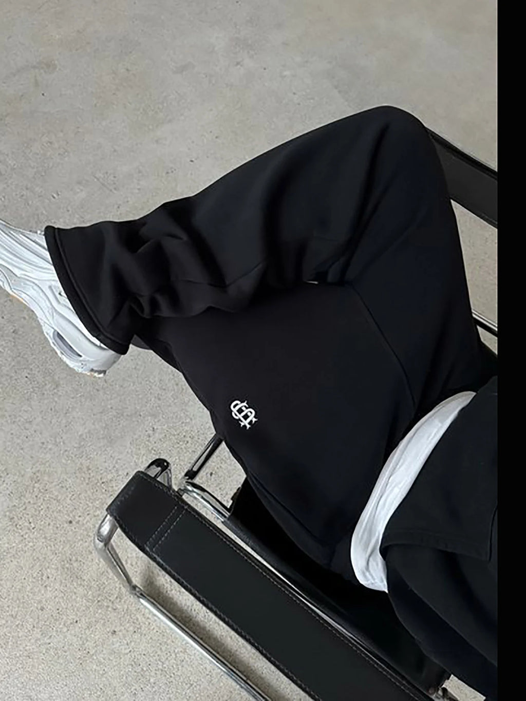 Neue Y2K Hosen Personalisierte Hosenbein Reißverschluss Stickerei Hip Hop Lässige Jogginghosen Herren Retro Straight Pants Trainingsanzug Streetwear