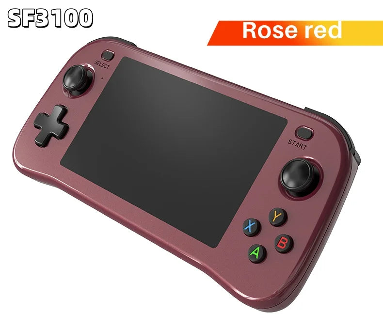 SF3000 Retro Handheld Videospielkonsole Linux System 4,5 Zoll 854*480 IPS Bildschirm 3000mAh Tragbarer Taschen-Videoplayer Spiele