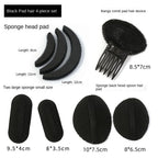 Haarkissen unsichtbar flauschig Puff Haarpad Schwamm Clip Dutt Bump It Up Volumen Haaransatz Damen Mädchen Styling Zubehör