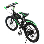 20 Zoll Mountainbike 7 Gänge, Verstellbarer Sattel Kinderfahrrad mit Schutzblechen und Flaschenhalter für Jungen und Mädchen 8-13 Jahre