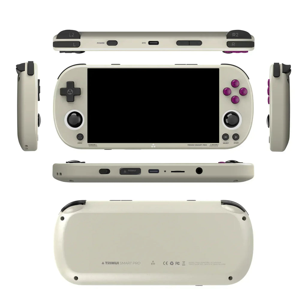 Trimui Smart Pro Handheld-Spielekonsole 4.96'' IPS-Bildschirm Videospielkonsole Linux-System Retro-Videospielkonsolen Geburtstagsgeschenke